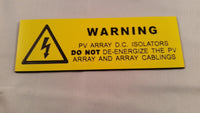 Electrical/Trade Labels and Signs (0.5mm flexible adhesive)