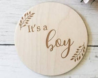 Gender reveal - Boy/Girl signs