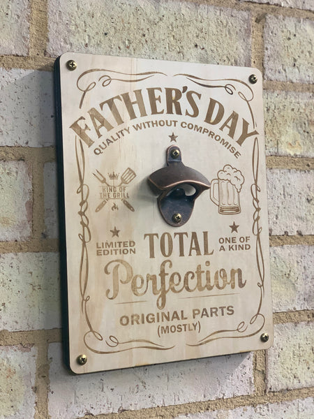 Father's Day Wall Bottle opener